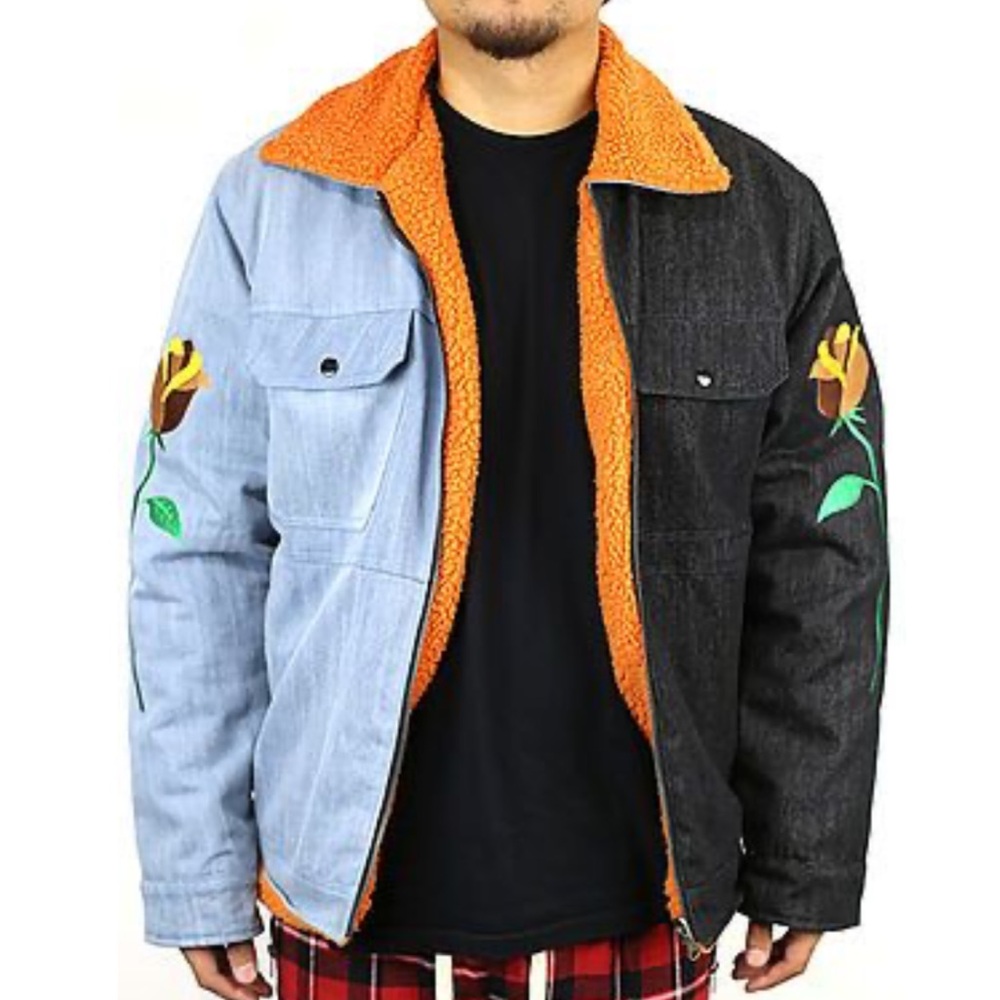 1st Class Split Sherpa Denim Jacket